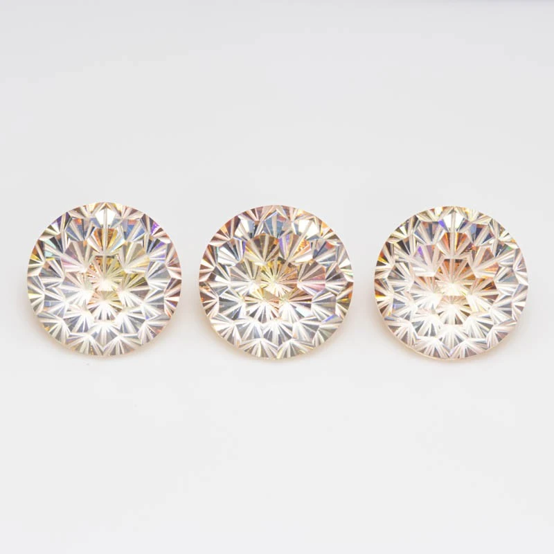 Champagne Morgan Mixed Color Firework Cut Cubic Zirconia suppliers