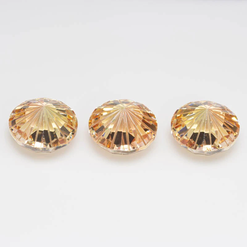 Champagne Morgan Mixed Color Firework Cut Cubic Zirconia factory
