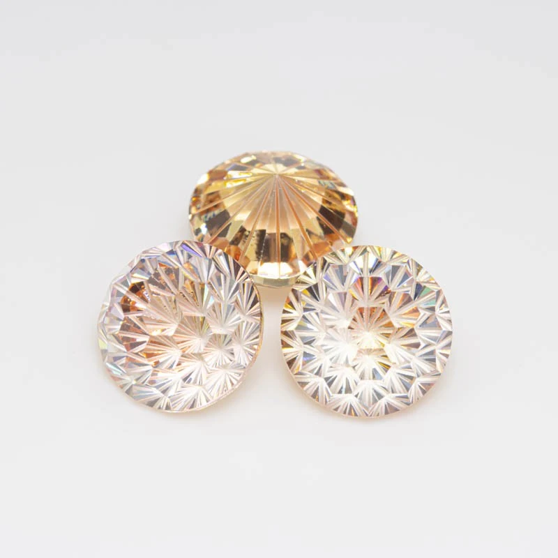 Champagne Morgan Mixed Color Firework Cut Cubic Zirconia best